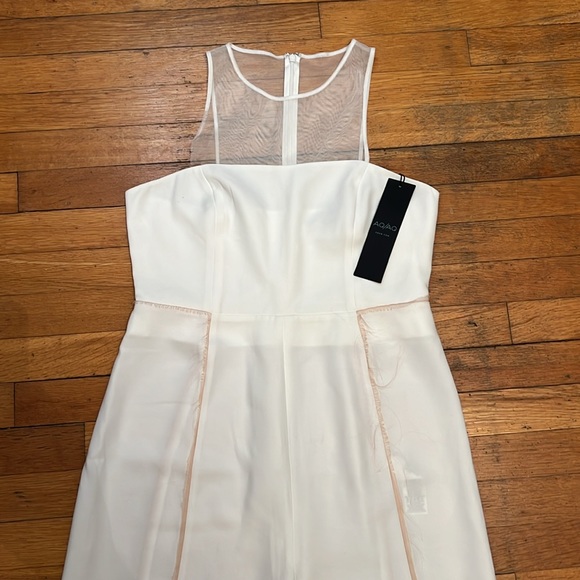 AQ/AQ The Acacia Fringe Jumpsuit in White, size 10 - Picture 3 of 14